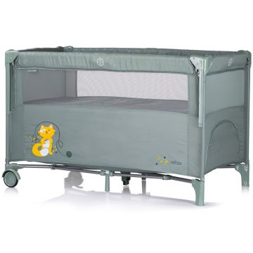 Patut pentru copii Chipolino Relax basil pliabil, cu laterala culisanta