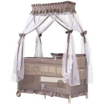 Patut pliabil Chipolino Palace Bear beige Patut pliabil Chipolino Palace Bear beige