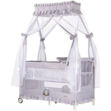 Patut pliabil Chipolino Palace Hippo grey Patut pliabil Chipolino Palace Hippo grey