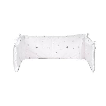 Protectii laterale pentru patut Lorelli Ranforce Department Honey Bunny Beige