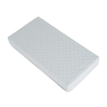 Saltea de spuma cu cocos Moni Hugzzz 60 x 120 x 12 cm Alb