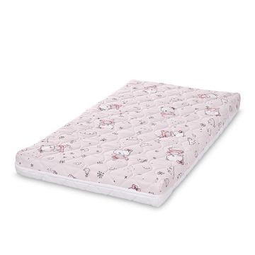 Saltea din spuma si cocos Lorelli Havana 62 x 110 x 10 cm Pink Bear