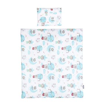 Set lenjerie 4 piese pentru tarc mic Chipolino Mini Bear