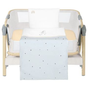 Set lenjerie pentru tarc mic 3 piese Stripy Friends