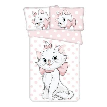 Lenjerie de pat pentru copii din bumbac pentru pătuț 100x135 cm Marie Cat – Jerry Fabrics