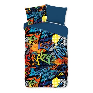 Lenjerie de pat pentru copii din microfibră pentru pat de o persoană/extinsă 140x220 cm Jeff – Good Morning