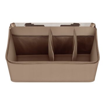 Organizator multifunctional, Lionelo, Sidepocket M, 43x15x23 cm, 3 compartimente, Universal, Constructie ranforsata, Bej Organizator multifunctional, Lionelo, Sidepocket M, 43x15x23 cm, 3 compartimente, Universal, Constructie ranforsata, Bej