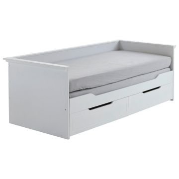 PAT EXTENSIBIL, 90/180/200 cm, alb