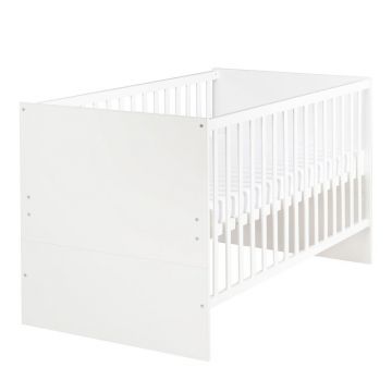 Pătuț alb cu înălțime reglabilă 70x140 cm Anton – Roba