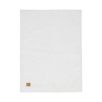 Pătură albă bouclé pentru copii 100x77 cm - Meowbaby Pătură albă bouclé pentru copii 100x77 cm - Meowbaby