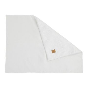 Pătură albă bouclé pentru copii 100x77 cm - Meowbaby