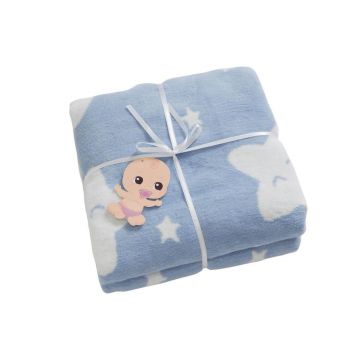 Pătură pentru copii albastru-deschis din polar/fleece 100x120 cm Star – Mijolnir