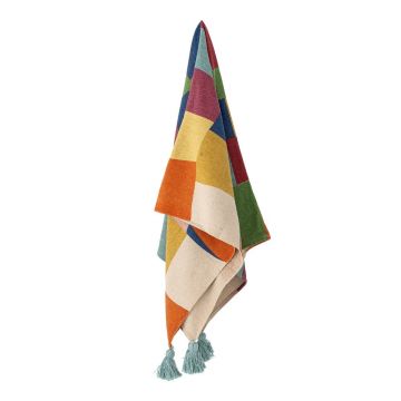 Pătură pentru copii din bumbac reciclat 130x160 cm Colorine – Bloomingville Mini