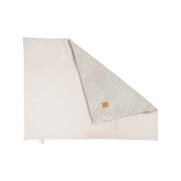 Pătură pentru copii din catifea cremă 100x77 cm - Meowbaby