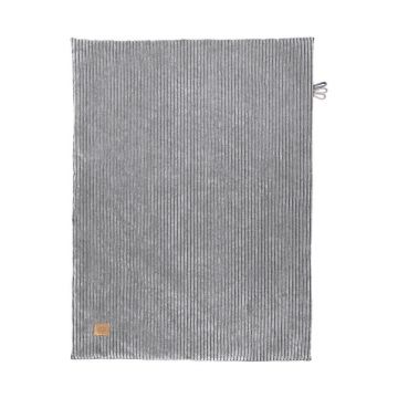 Pătură pentru copii din catifea gri 100x77 cm - Meowbaby Pătură pentru copii din catifea gri 100x77 cm - Meowbaby