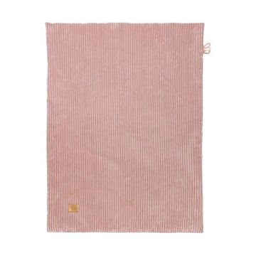 Pătură pentru copii din catifea roz 100x77 cm - Meowbaby Pătură pentru copii din catifea roz 100x77 cm - Meowbaby