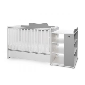 Patut modular multifunctional, Lorelli, 5 configurari diferite, 190 X 72 cm, Multi, White Stone Grey Patut modular multifunctional, Lorelli, 5 configurari diferite, 190 X 72 cm, Multi, White Stone Grey