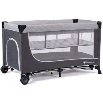 Patut Pliabil LEODY cu 2 Nivele de la Nastere Geanta de Transport Gri Patut Pliabil LEODY cu 2 Nivele de la Nastere Geanta de Transport Gri