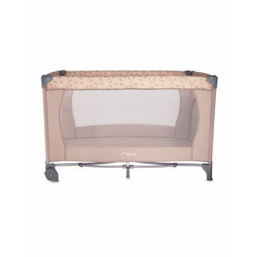 Patut pliabil pentru copii Momi Belove Beige 60x120 cm