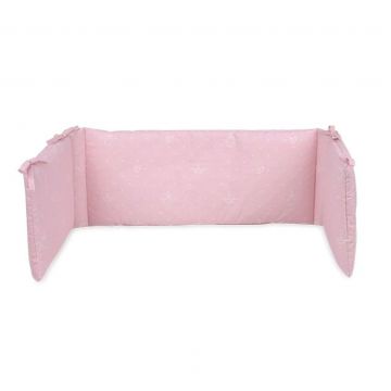 Protectii laterale pentru patut Lorelli Ranforce Pink Bear