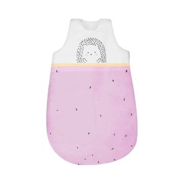 Sac de dormit pentru vara Kikka Boo 70 cm 0-6 luni Hedge Hugs Roz