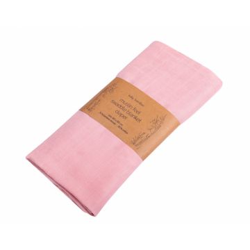 Scutec cu fibra de bambus 120x120 cm Pink