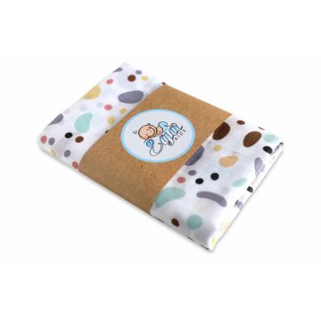 Scutec din muselina 120x120 cm Terrazzo Mix