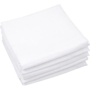 Scutece muselina albe 5set 70x70cm Hausmann