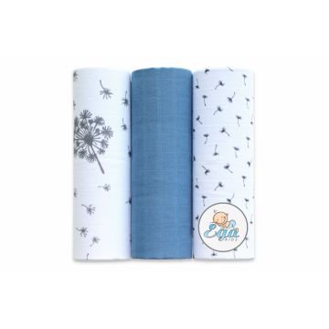 Set 3 scutece din bumbac 60x80 cm model No26