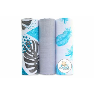 Set 3 scutece din bumbac 60x80 cm model No5