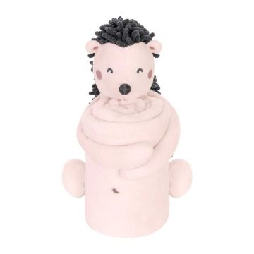 Set paturica cu jucarie Kikka Boo Hedge Hugs 70x100 cm
