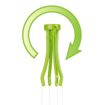 Carusel muzical din plastic cu maner universal Animalute cu oglinzi