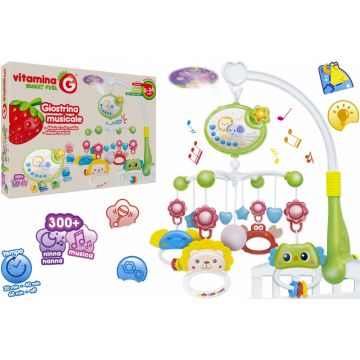 Carusel muzical Globo Vitamina G cu proiector si melodii