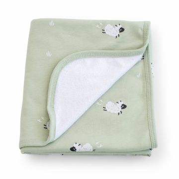 Paturica moale si hipoalergenica, bumbac jersey, 65x80 cm, Funny Farm