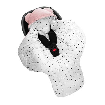 Paturica universala pentru scoica auto bumbaccatifea Royal Baby Pink Sleepee 3 tog