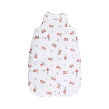 Sac de dormit de vara 85 cm 12-18 luni bumbac ranforce Bears  Pillows Beige