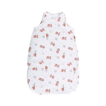 Sac de dormit de vara 95 cm 18-24 luni bumbac ranforce Bears  Pillows Beige