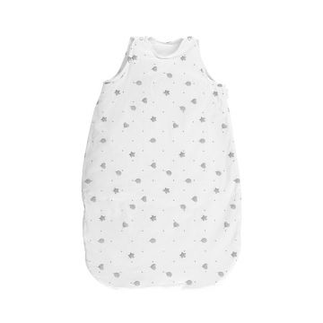 Sac de dormit de vara 95 cm 18-24 luni bumbac ranforce Train Grey