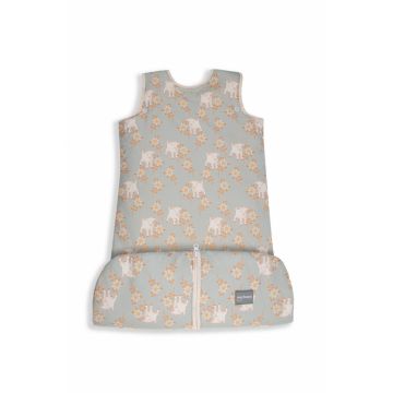 Sac de dormit din bumbac 0-24 luni Grow with me Animale de Epoca Sky Blue Sleepee 2,5 tog