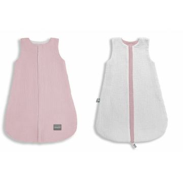 Sac de dormit din bumbac cu 2 fete 0-4 luni Rose Sleepee S
