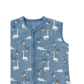 Sac de dormit din muselina 0-6 luni model Dino