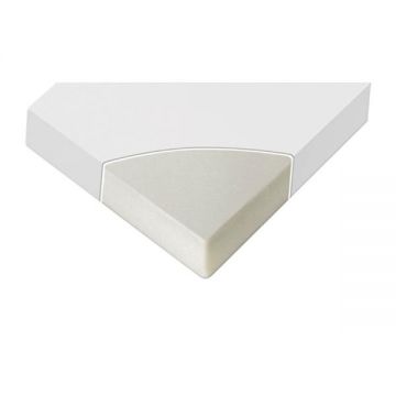 Saltea patut balansoar First Dreams 90x42x6 cm spuma elastica White