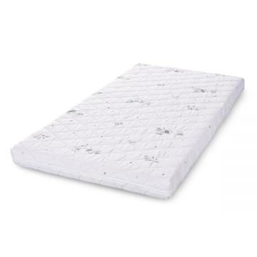 Saltea pentru patut 120x60x10 cm Lorelli Holiday Green Giraffe compozitie cocos spuma cocos