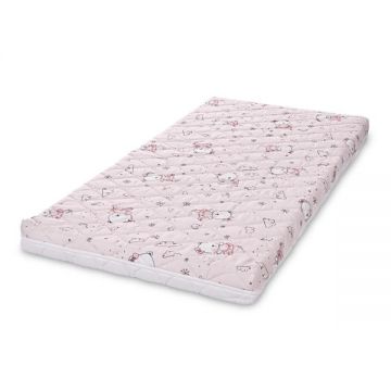 Saltea pentru patut 120x60x10 cm Lorelli Holiday Pink Ballerina Bear compozitie cocos spuma cocos