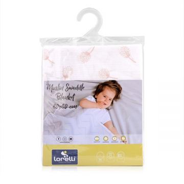 Scutec pled din muselina 80x80 cm Rose Floral