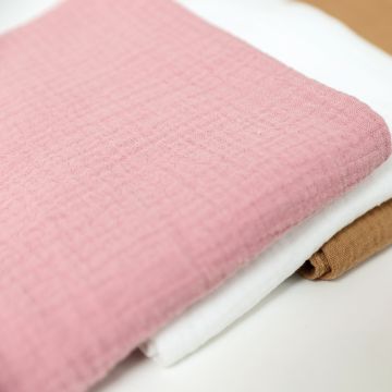 Set 3 scutece de muselina Pearl Biscuit