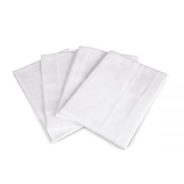 Set 4 scutece Lorelli White flanel si muselina