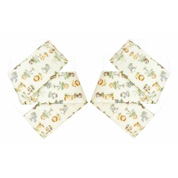 Set aparatori laterale pentru patut 120 x 60 cm Monkey