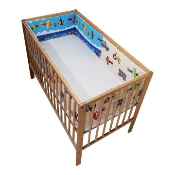 Set aparatori laterale pentru patut 120 x 60 cm Travel