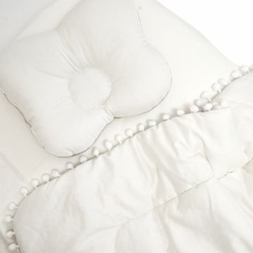 Set lenjerie cu 3 piese 120x60 cm Twins Roz